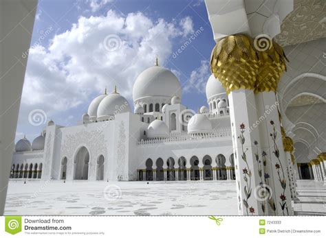 Sheikh Zayed Al Nahyan Mosque - Abu Dhabi Stock Image - Image of dubai ...