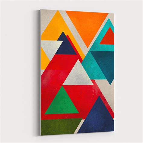 Triangles Abstract Art Print