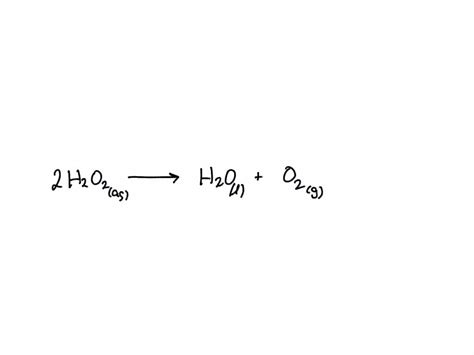 Chemical Reaction Of Hydrogen Peroxide And Yeast - Infoupdate.org