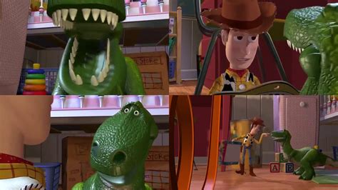 Toy Story - Rex Tries to Scare Woody by dlee1293847 on DeviantArt