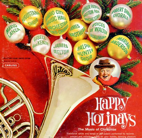 Happy Holidays. The Music of Christmas. (PR129) - Christmas Vinyl Record LP Albums on CD and MP3