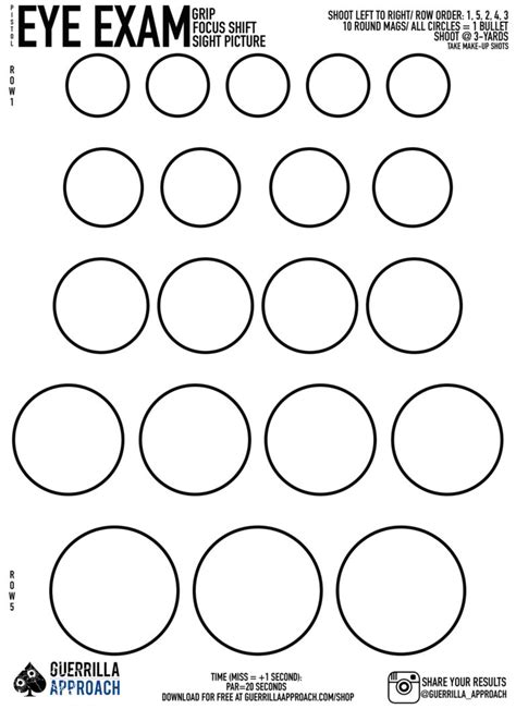 Guerrilla Approach LLC | EYE EXAM TARGET (DOWNLOAD)