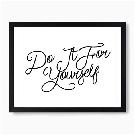 Do it Yourself Art Print by Typutopia - Fy