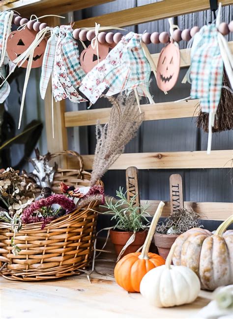 Fall Decorating with Pumpkins on the Front Porch - Cottage On Bunker Hill