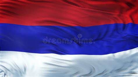 REPUBLIC of SRPSKA Realistic Waving Flag Background Stock Illustration ...