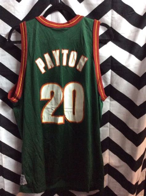 Seattle Sonics Champion Basketball Jersey – #20 Payton | Boardwalk Vintage