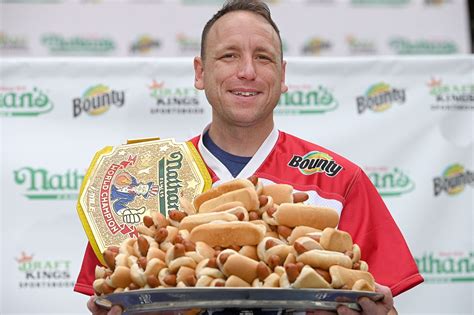 This year's Nathan's Hot Dog contest has special meaning for Joey Chestnut