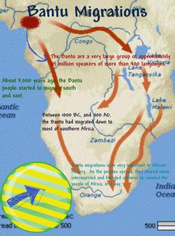 Bantu Migration - Ch 18 Post Classical Africa