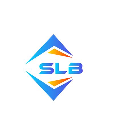 SLB abstract technology logo design on white background. SLB creative ...