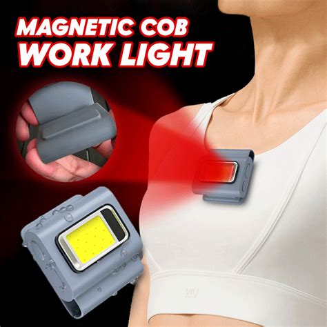 Portable Magnetic Cob Work Light Small LED Emergency Lamps Flashlight ...