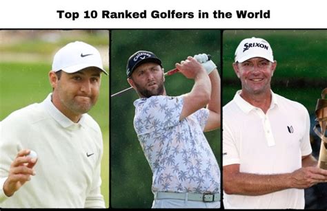 Who are the Top 10 Ranked Golfers in the World?