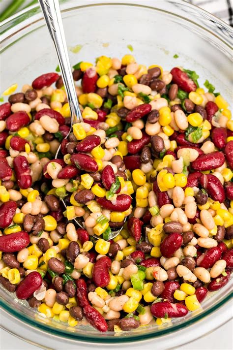 Red White and Black Bean Salad - Recipe Girl