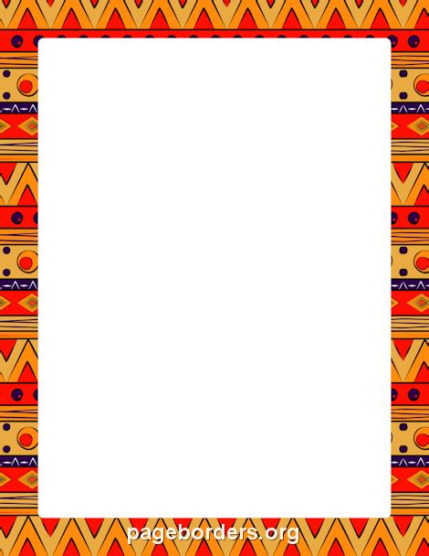 free kente cloth clipart borders - Clipground