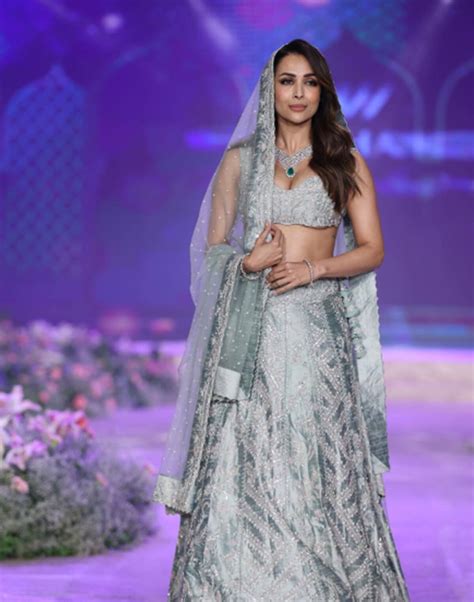 Let Malaika Arora win you over with her exquisite silver lehenga | Fashion News - The Indian Express