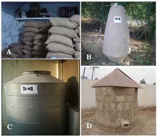 Grain storage structures. | Download Scientific Diagram