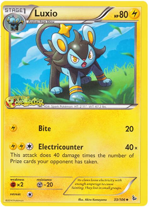 Luxio - XY Flashfire #33 Pokemon Card