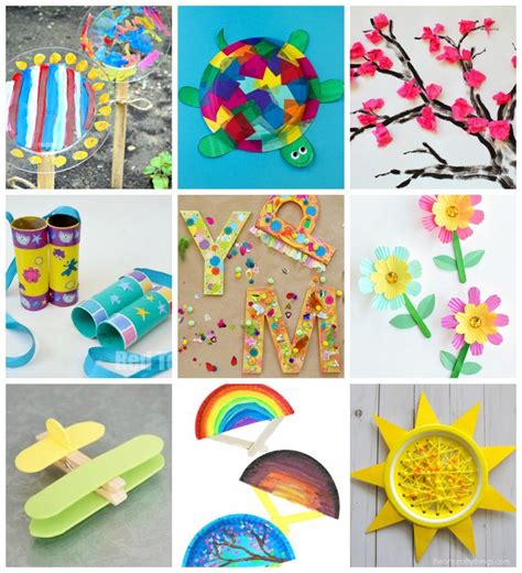 50 Quick & Easy Kids Crafts that ANYONE Can Make! | Easy arts and crafts, Diy arts and crafts ...