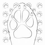Dog Paw coloring Page  ColouringPages sketch template