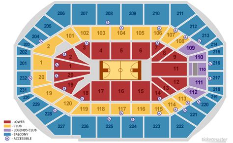 bankers life fieldhouse seating chart