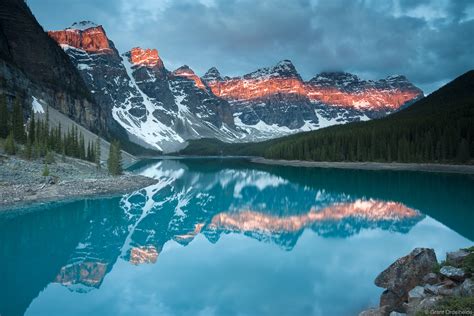 Moraine Lake Sunrise | Banff National Park, Alberta | Grant Ordelheide Photography