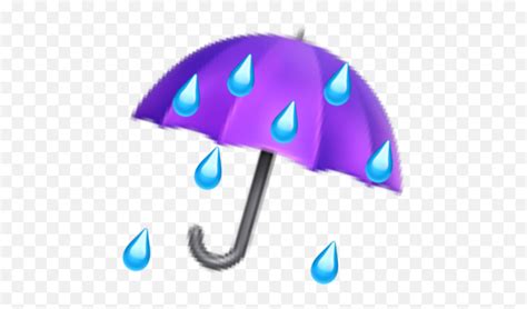 Remixedemoji Emoji Umbrella Rain Purple Freetoed - Umbrella,Rain Emoji ...