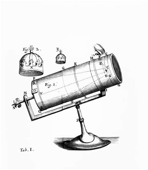 Isaac Newton's Design For A Reflecting Telescope Photograph by | Fine ...