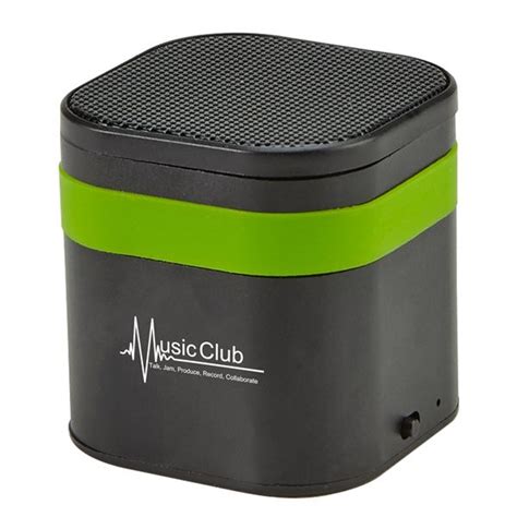 Bluetooth Cube Speaker with your logo | ImprintLogo.com