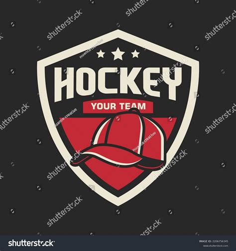 Hockey Logo Vector Emblem Designs Template Stock Vector (Royalty Free ...