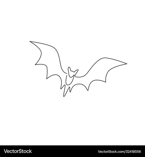 Flying Bat Drawings