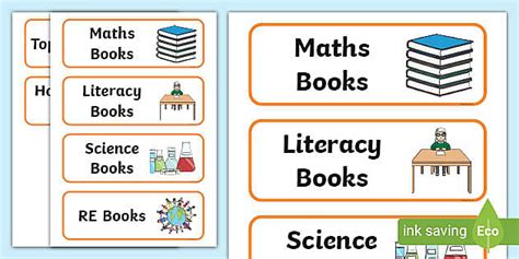 Library Book Labels for Classroom Library (Teacher-Made)