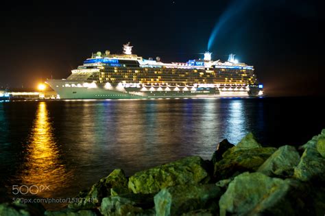 Cruise Ship In The Night by CDA Photo / 500px