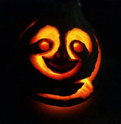 Sloth Pumpkin by FoReal100 on DeviantArt