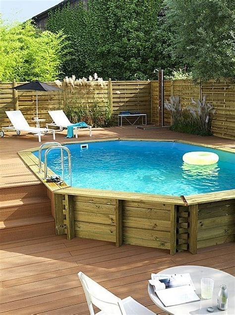 101 idées de piscine hors sol en bois - une solution économique pour l'été - Maison, Piscine ...