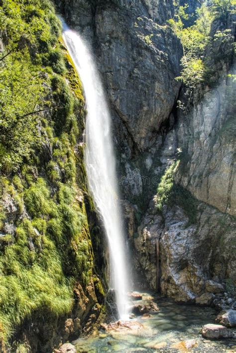 Waterfall in Theth Mountains, Albania Stock Image - Image of mountain, river: 104483813