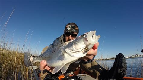 Inshore Fishing Murrells Inlet SC, Spotted Sea Trout - YouTube