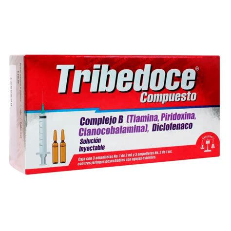 TRIBEDOCE COMPUESTO - 3 DOSIS DE 1 / 3.5 ML - INYECTABLE - I - Distribuidora de Medicamentos MM