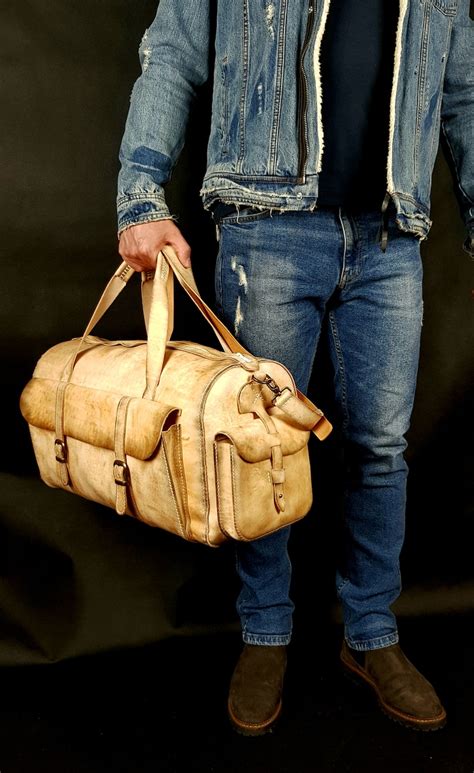 Leather Bag pattern/Leather Duffel Pattern/Leather Pdf | Etsy