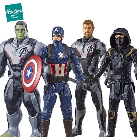 Original Hasbro Marvel Action Figure Avengers 4 Captain America Hulk ...