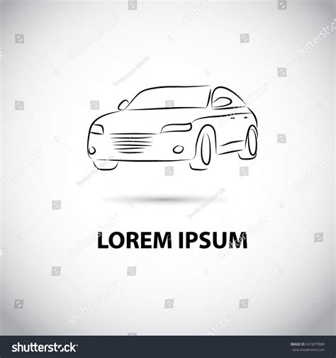 Logo Car Line Vector Stock Vector (Royalty Free) 431877889 | Shutterstock