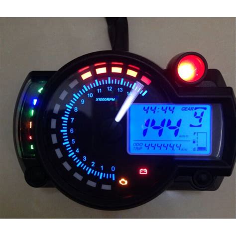 Adjustable Motorcycle Digital Speedometer LCD Digital Odometer | Alexnld.com