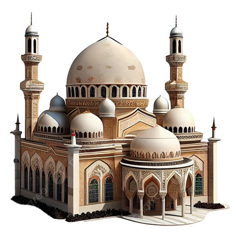 3d Islamic Masjid Mosque, Masjid, Masjid 3d, Muslim Mosque PNG Transparent Clipart Image and PSD ...