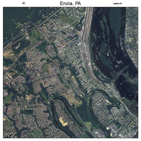 Aerial Photography Map of Enola, PA Pennsylvania