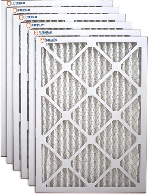 Filters Fast 14x20x1 Pleated Air Filter (6 Pack), Merv 8 | 1" AC ...