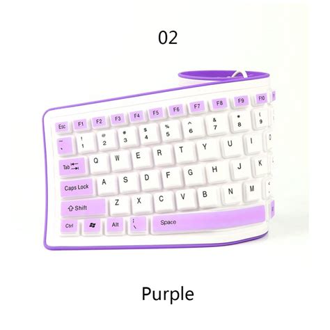 Wholesale Portable Silent Foldable Silicone Keyboard Usb Flexible Soft ...