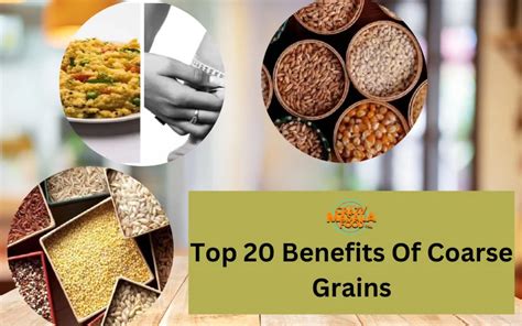 Top 20 Benefits Of Coarse Grains - Crazy Masala Food