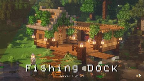 Minecraft: How To Build a 🎋Cozy Fisherman’s House - Fishing Dock 🎣🐟| Snishinka - YouTube