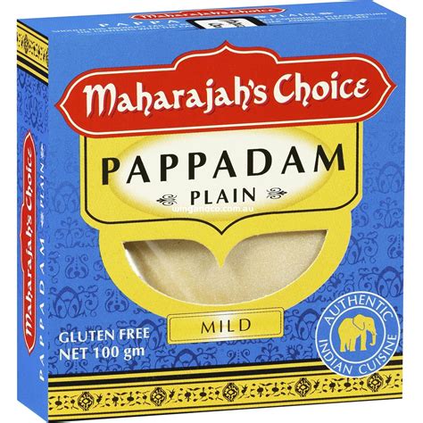 Pappadam Plain Sml 100g MC /12 – WING & CO 云客亚超