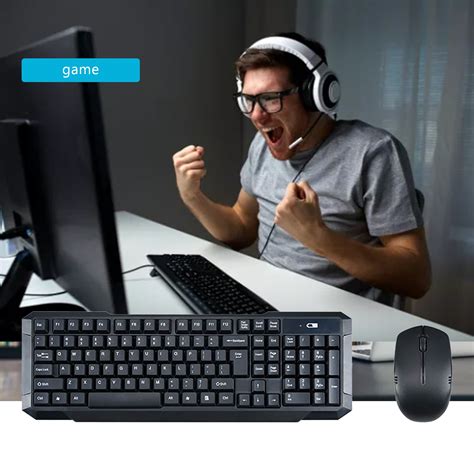 Mini Wireless Keyboard And Mouse Set Life Waterproof 2.4G For Apple PC ...