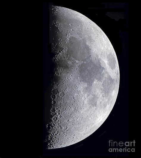 Quarter Moon Photograph by Alan Dyer