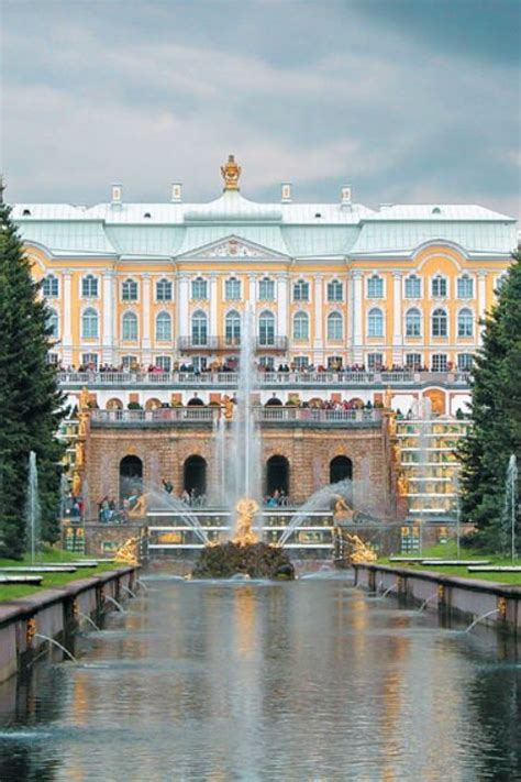 PETERHOF PALACE, Russia: is actually a series of palaces & gardens ...